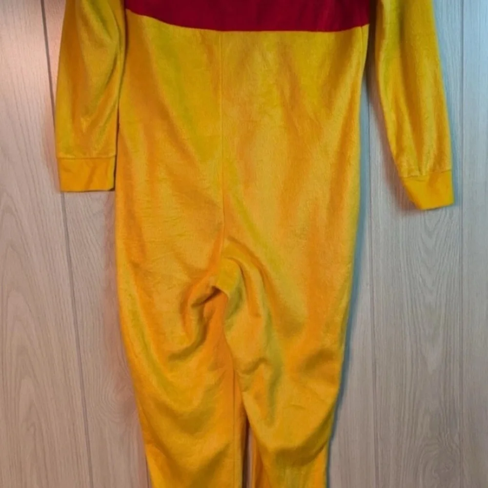 Disney Winnie the Pooh Suit Hooded Zip Costume Adult One Piece Pajamas XL - Picture 3 of 5